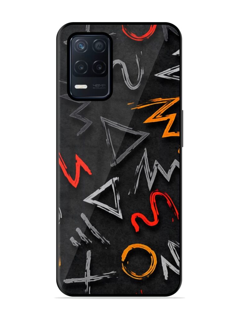 Grungy Graffiti Glossy Metal Phone Cover for Realme Narzo 30 (5G) Zapvi