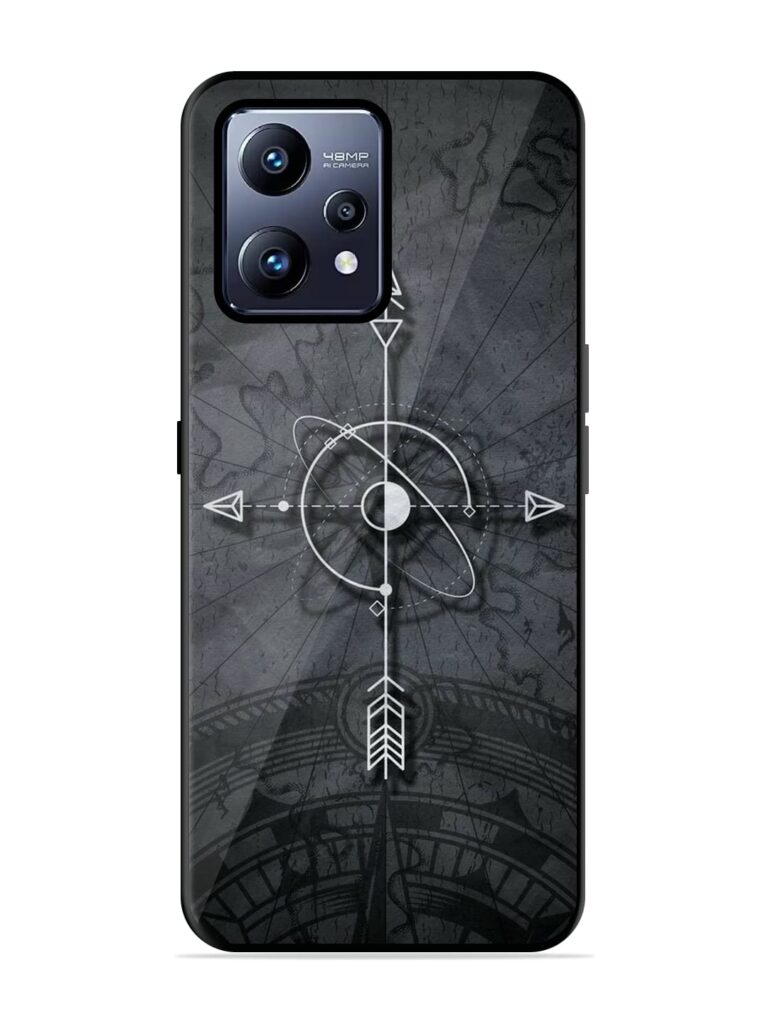 Lighting Cross Glossy Metal Phone Cover for Realme Narzo 50 Pro Zapvi