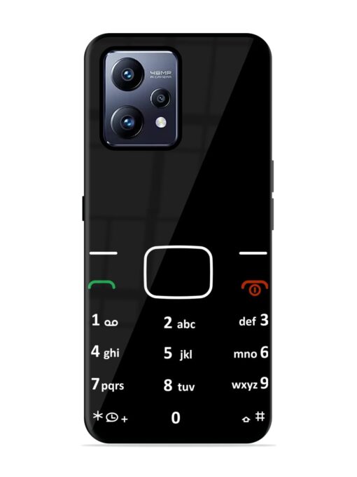 Retro Cellphone Bottons Glossy Metal Phone Cover for Realme Narzo 50 Pro Zapvi