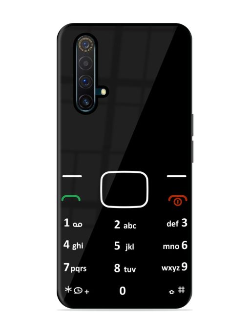 Retro Cellphone Bottons Glossy Metal TPU Case for Realme X3 Zapvi