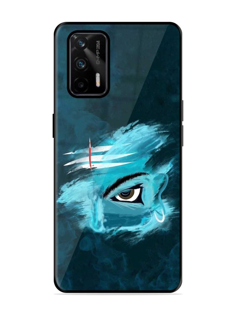 Lord Shiva Glossy Metal Phone Cover for Realme X7 Max (5G) Zapvi