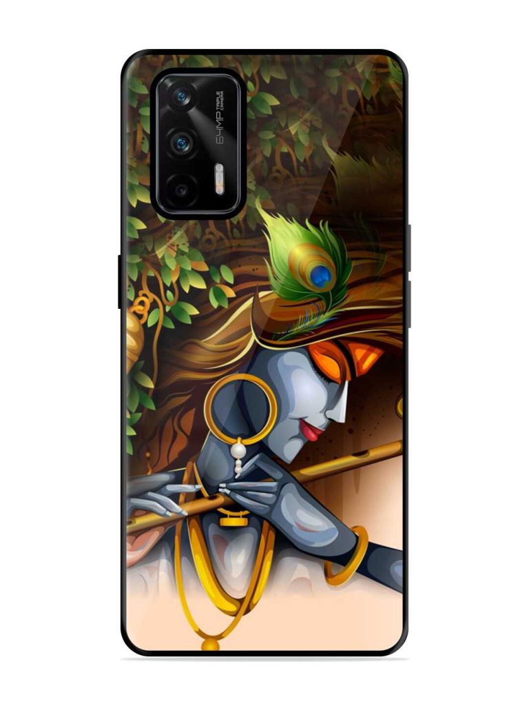 Krishna Glossy Metal Phone Cover for Realme X7 Max (5G) Zapvi