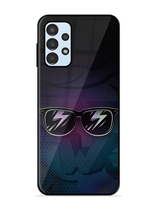 Sunglasses Art Premium Glass Case for Samsung Galaxy A13 Zapvi