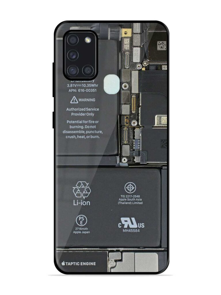 Phone Insider Premium Glass Case for Samsung Galaxy A21s Zapvi