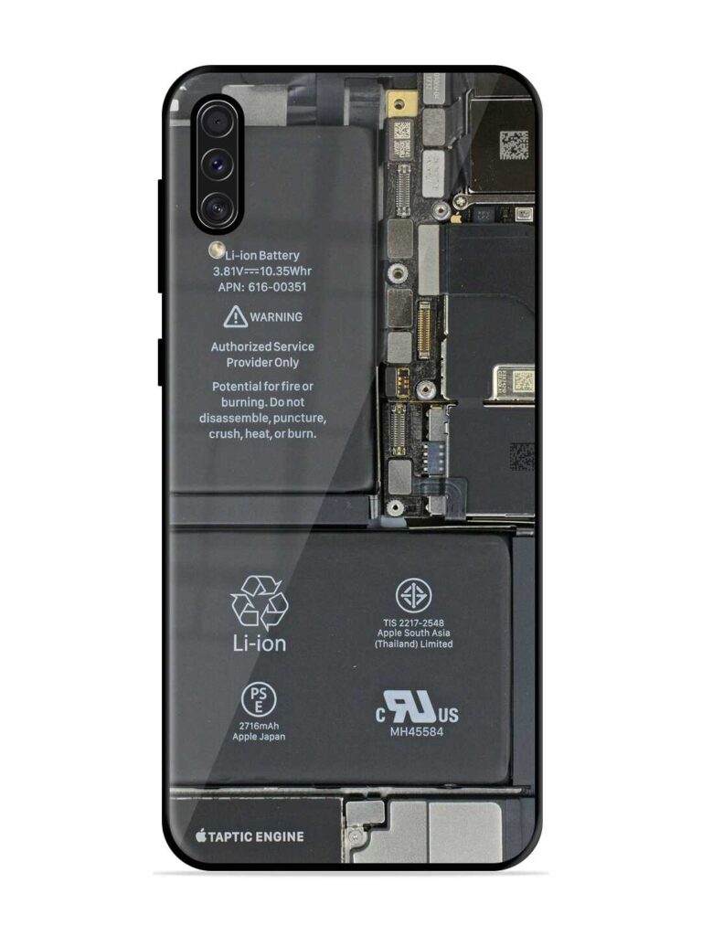 Phone Insider Glossy Metal TPU Case for Samsung Galaxy A50s Zapvi