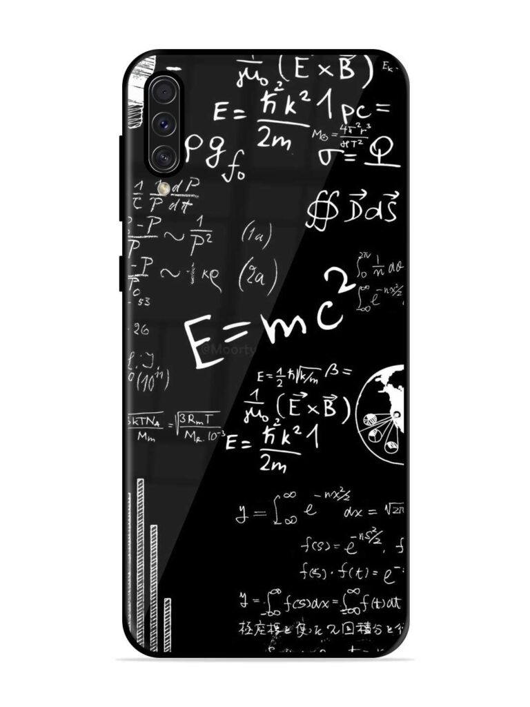E=Mc2 Mass?Energy Equivalence Glossy Metal TPU Case for Samsung Galaxy A50s Zapvi