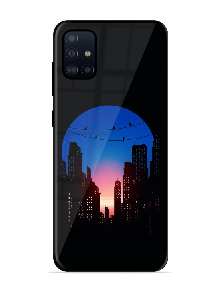 Minima City Vibe Premium Glass Case for Samsung Galaxy A51 Zapvi