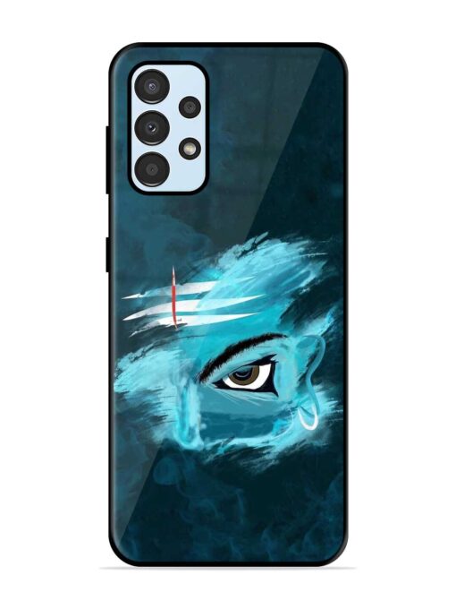 Lord Shiva Glossy Metal Phone Cover for Samsung Galaxy A52 (5G) Zapvi