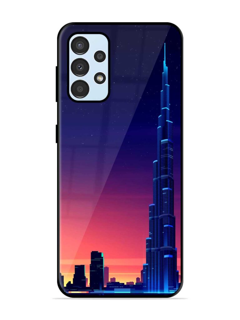 Burj Khalifa Abstract Glossy Metal Phone Cover for Samsung Galaxy A52s (5G) Zapvi