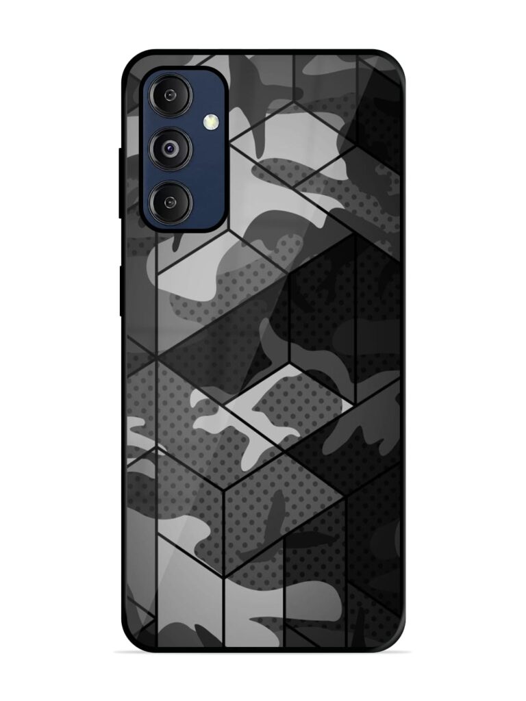 Hexagonal Pattern Glossy Metal TPU Case for Samsung Galaxy A54 (5G) Zapvi
