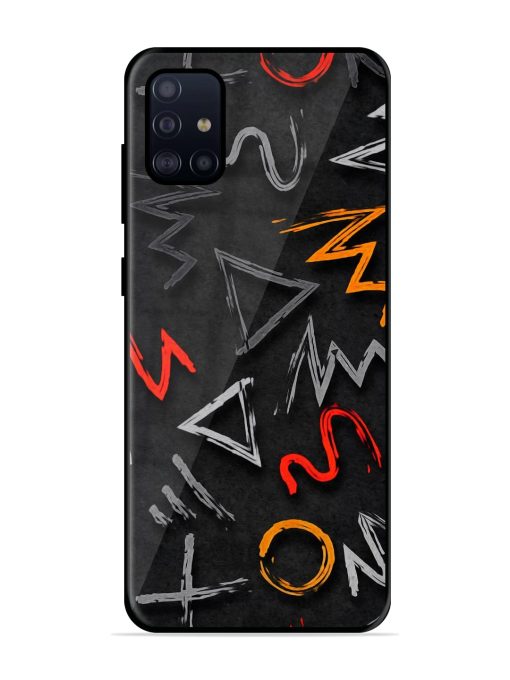 Grungy Graffiti Premium Glass Case for Samsung Galaxy A71 Zapvi