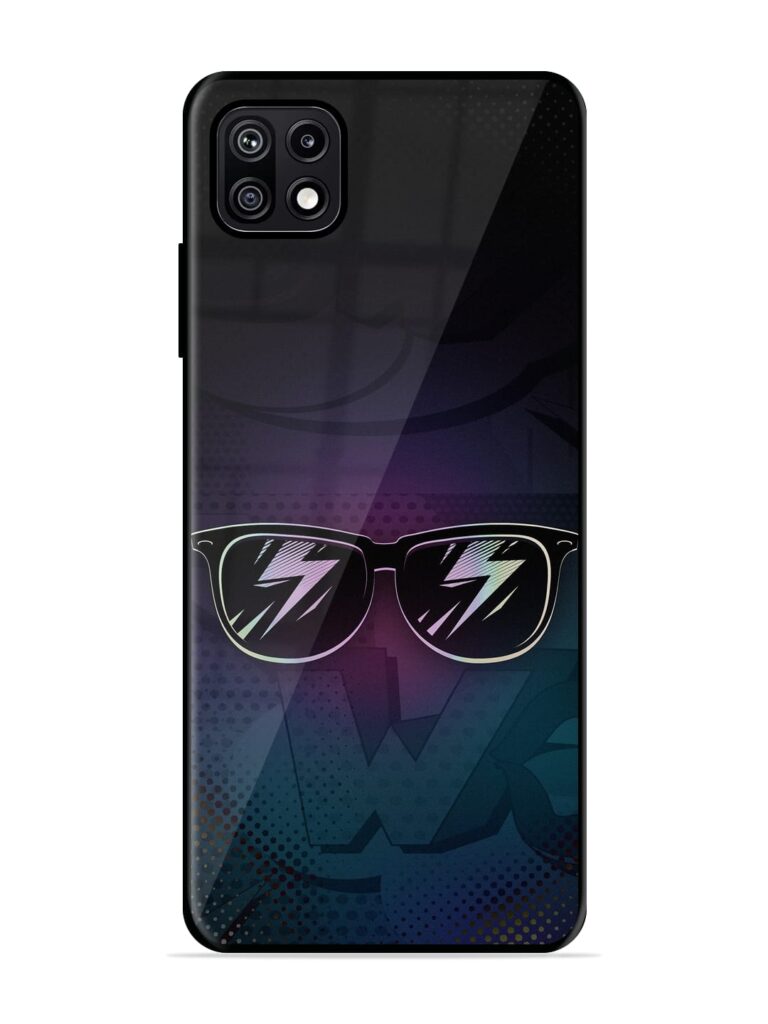 Sunglasses Art Premium Glass Case for Samsung Galaxy F42 (5G) Zapvi