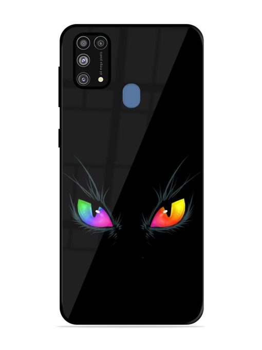 Cat Eyes Glossy Metal Phone Cover for Samsung Galaxy M31 Zapvi