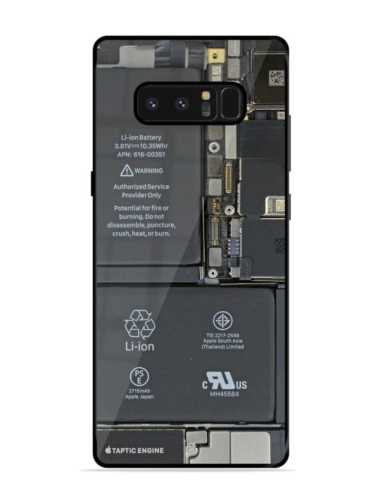 Phone Insider Premium Glass Case for Samsung Galaxy Note 8 Zapvi