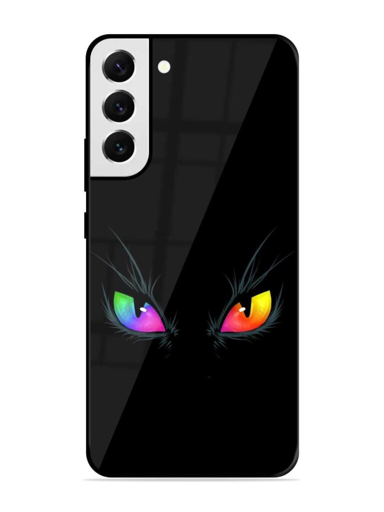 Cat Eyes Glossy Metal Phone Cover for Samsung Galaxy S21 FE (5G) Zapvi
