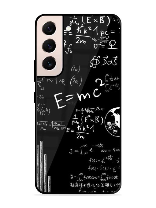 E=Mc2 Mass?Energy Equivalence Glossy Metal TPU Case for Samsung Galaxy S22 (5G) Zapvi