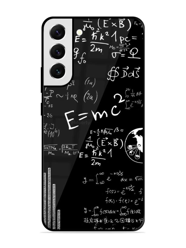 E=Mc2 Mass?Energy Equivalence Premium Glass Case for Samsung Galaxy S22 Plus Zapvi