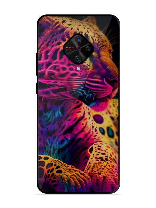 Leopard Art Premium Glass Case for Vivo S1 Pro Zapvi