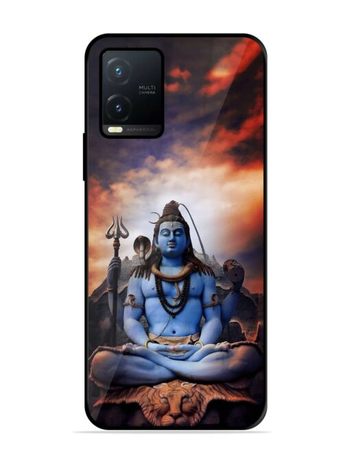 Jai Jai Shiv Glossy Metal Phone Cover for Vivo T1x Zapvi