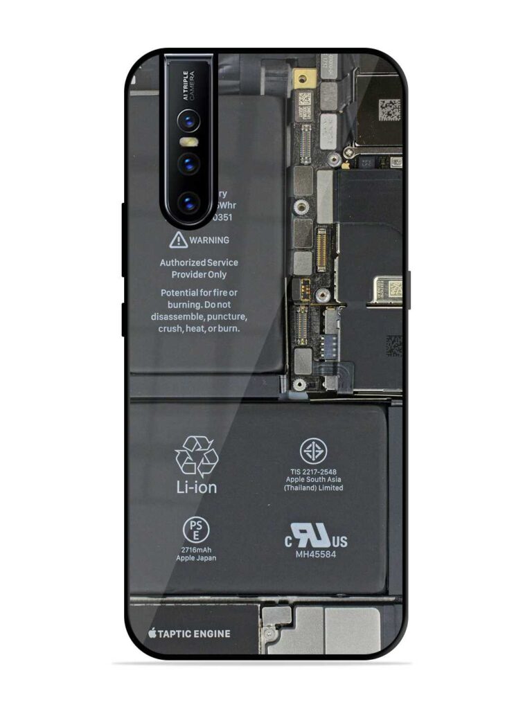Phone Insider Premium Glass Case for Vivo V15 Pro Zapvi