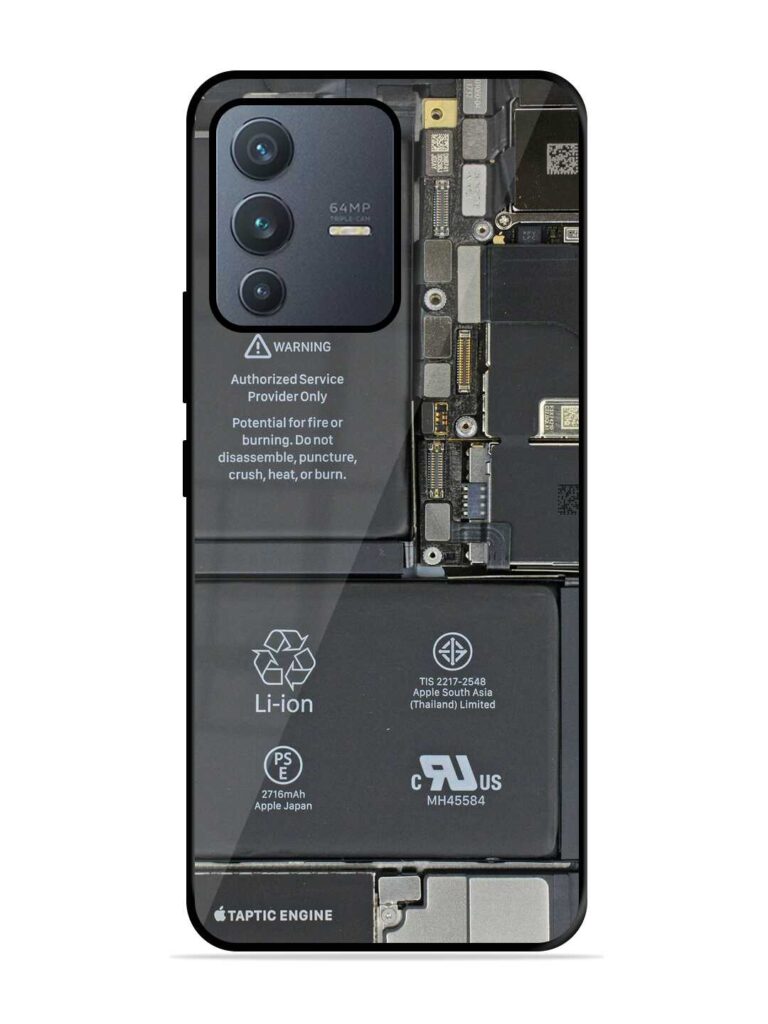 Phone Insider Glossy Metal TPU Case for Vivo V23 (5G) Zapvi