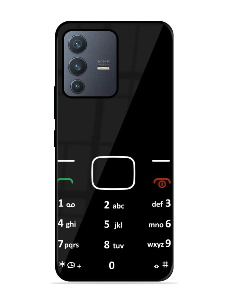 Retro Cellphone Bottons Glossy Metal TPU Case for Vivo V23 (5G) Zapvi