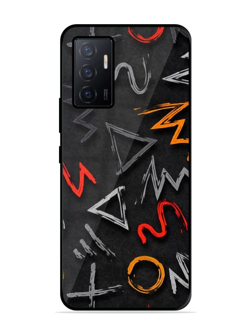 Grungy Graffiti Glossy Metal TPU Case for Vivo V23E (5G) Zapvi