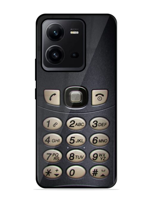 Retro Cell Phone Art Glossy Metal TPU Case for Vivo V25 (5G) Zapvi