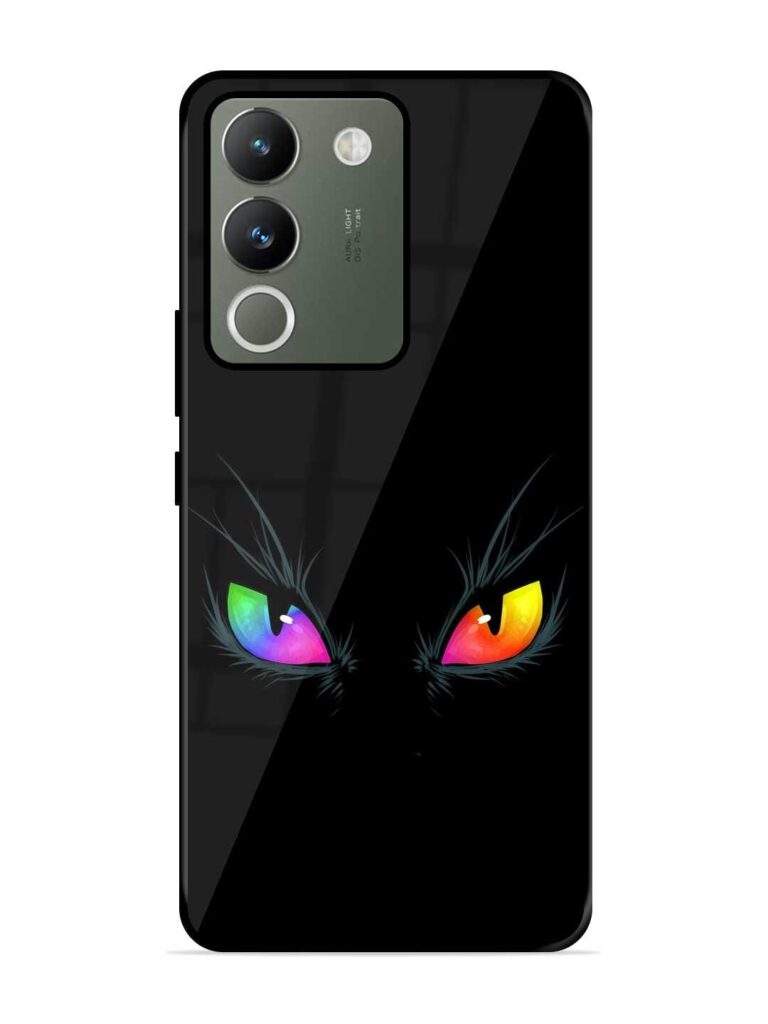 Cat Eyes Glossy Metal Phone Cover for Vivo Y200 (5G) Zapvi