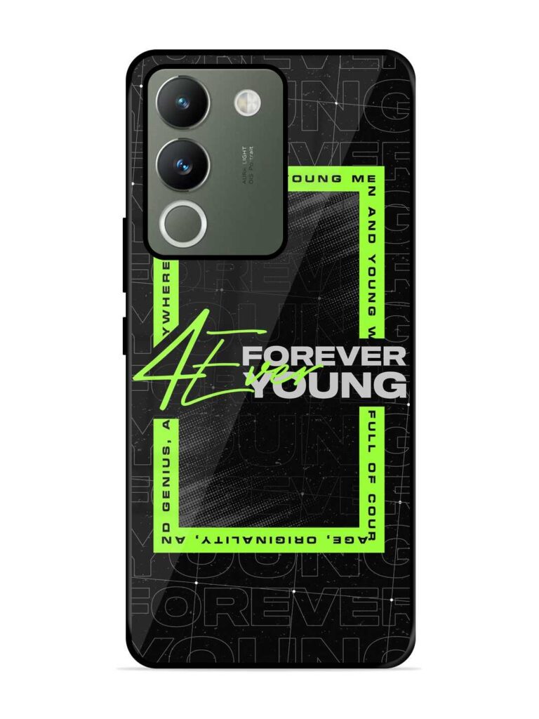 Forever Young Glossy Metal Phone Cover for Vivo Y200 (5G) Zapvi