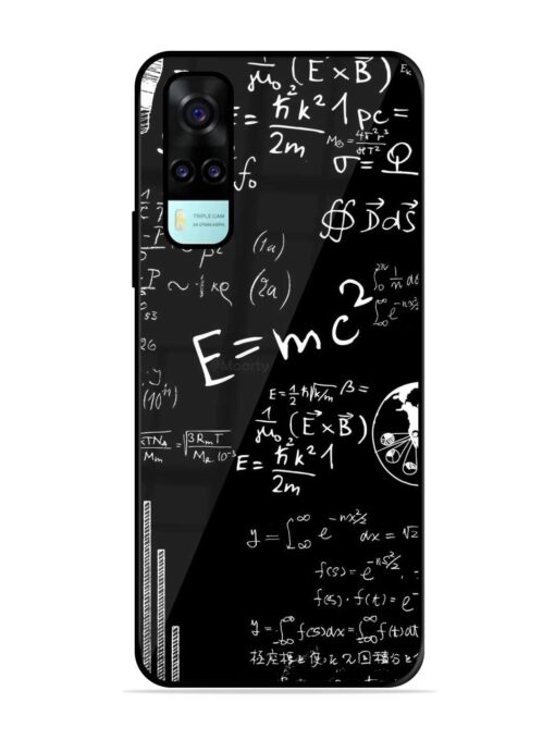 E=Mc2 Mass?Energy Equivalence Glossy Metal Phone Cover for Vivo Y31 Zapvi