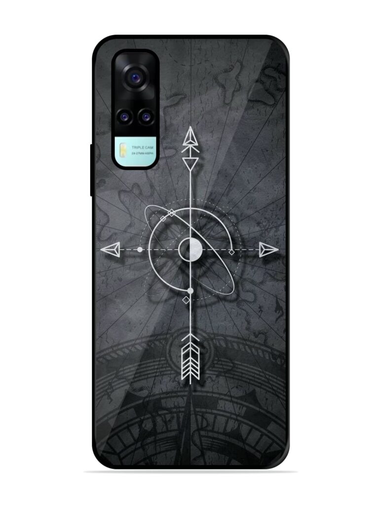 Lighting Cross Glossy Metal Phone Cover for Vivo Y31 Zapvi