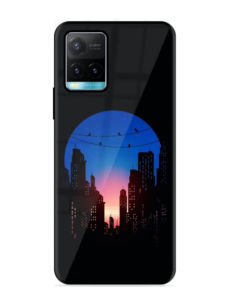 Minima City Vibe Glossy Metal Phone Cover for Vivo Y33s Zapvi