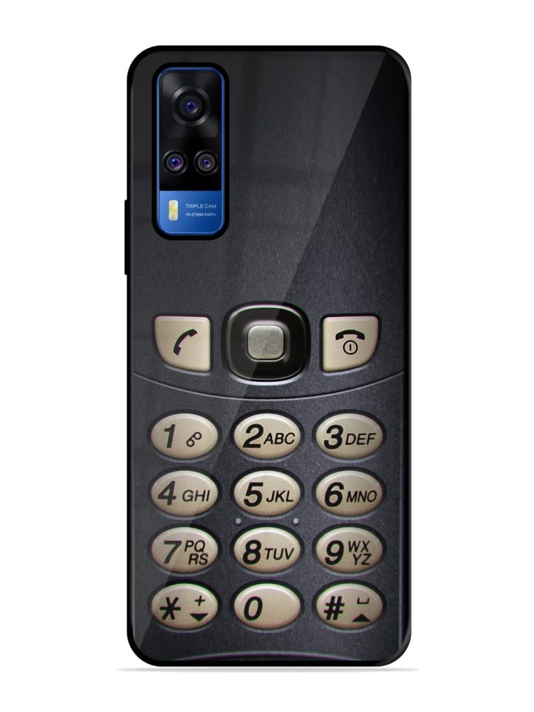 Retro Cell Phone Art Glossy Metal Phone Cover for Vivo Y51A Zapvi