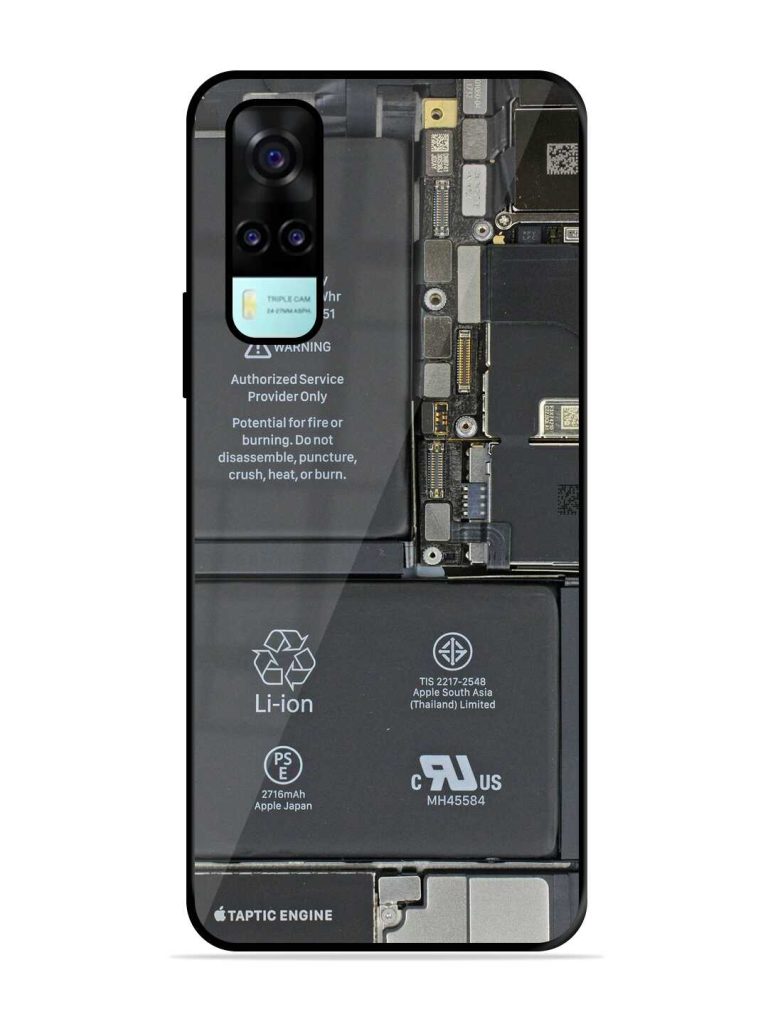 Phone Insider Glossy Metal TPU Case for Vivo Y53s Zapvi