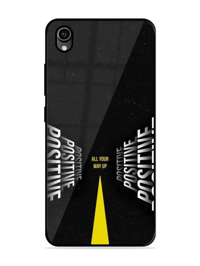 All Your Way Up Positive Premium Glass Case for Vivo Y90 Zapvi