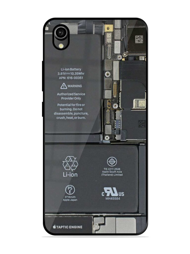 Phone Insider Premium Glass Case for Vivo Y91i Zapvi