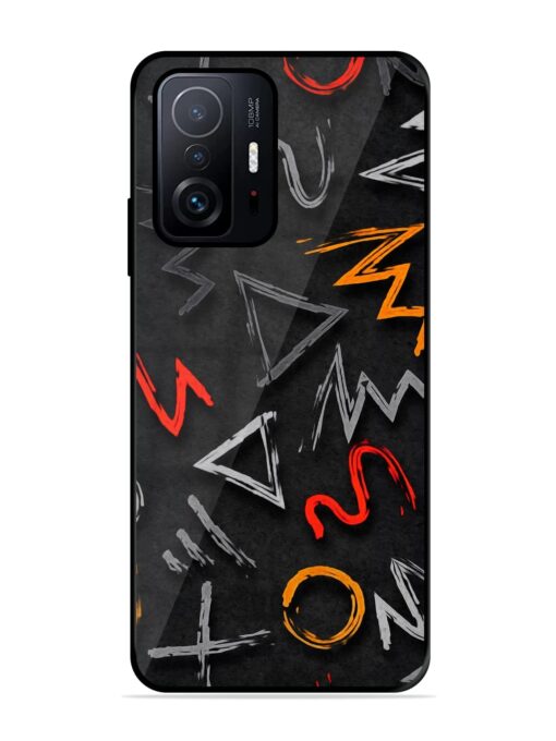 Grungy Graffiti Glossy Metal TPU Case for Xiaomi Mi 11T Pro (5G) Zapvi