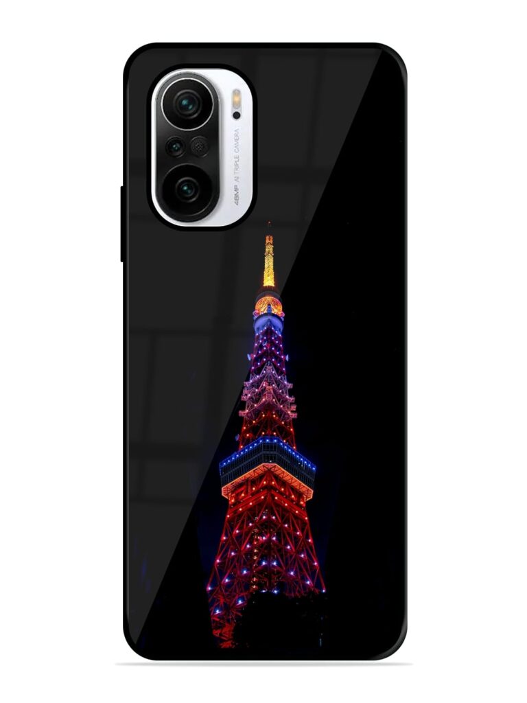 Eiffel Tower Night View Glossy Metal TPU Case for Xiaomi Mi 11X (5G) Zapvi