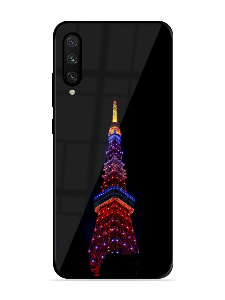 Eiffel Tower Night View Premium Glass Case for Xiaomi Mi A3 Zapvi