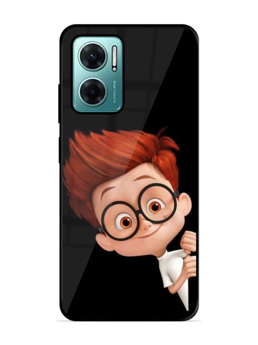 Smart Boy Cartoon Premium Glass Case for Xiaomi Redmi 11 Prime (5G) Zapvi