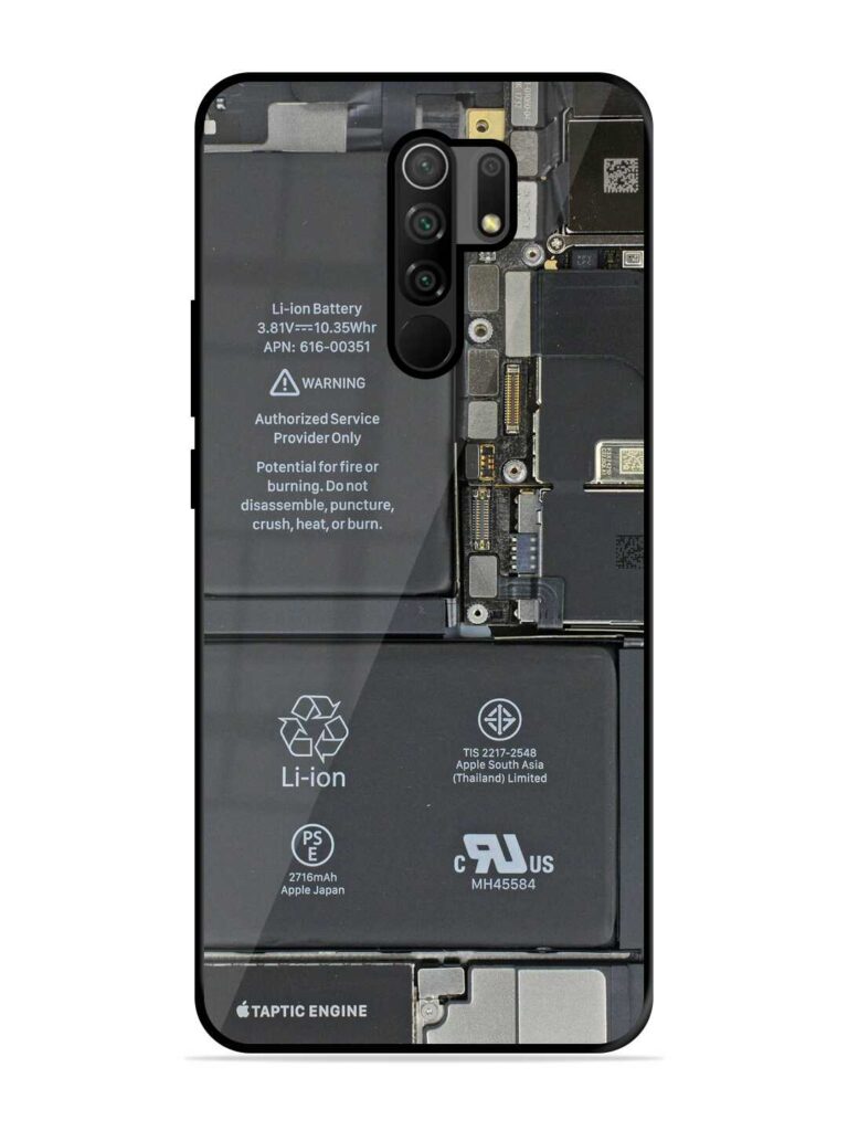 Phone Insider Premium Glass Case for Xiaomi Redmi 9 Prime Zapvi