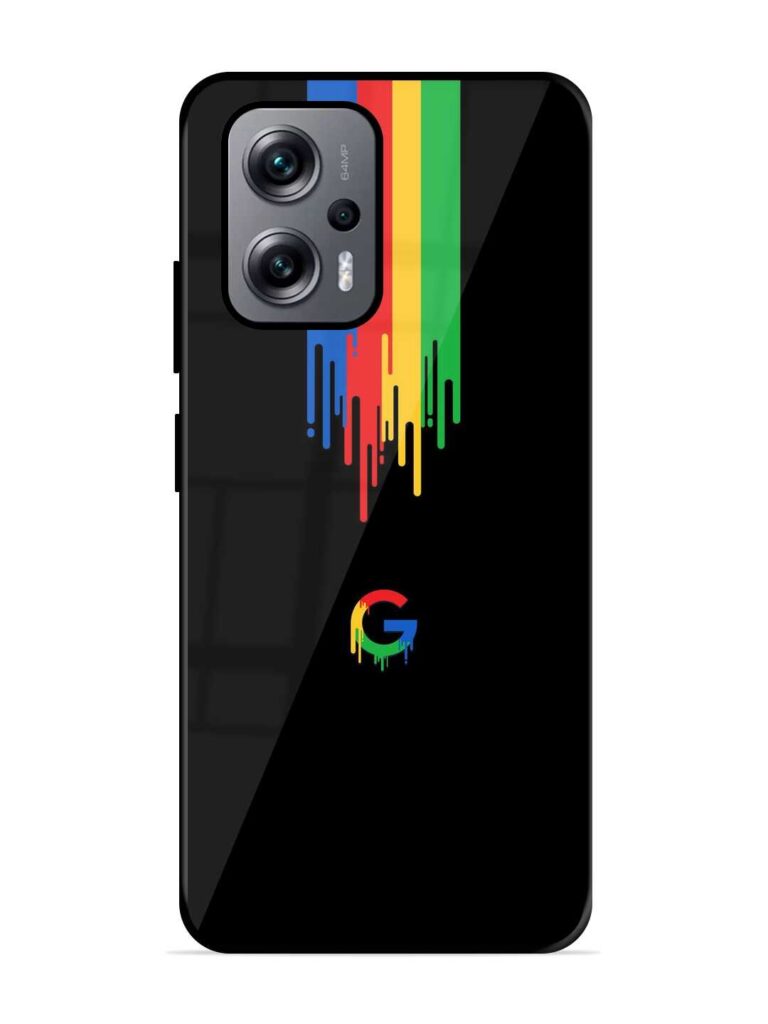 Google Logo Glossy Metal TPU Case for Xiaomi Redmi K50i (5G) Zapvi