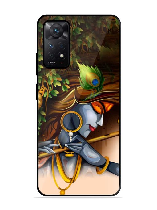 Krishna Glossy Metal Phone Cover for Xiaomi Redmi Note 11 Pro (4G) Zapvi