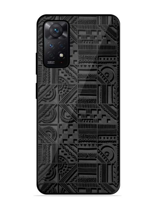 Seamless Pattern Glossy Metal Phone Cover for Xiaomi Redmi Note 11 Pro (4G) Zapvi