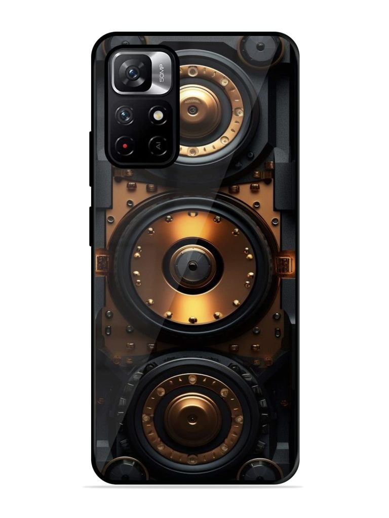 Sound Box Glossy Metal TPU Case for Xiaomi Redmi Note 11T (5G) Zapvi
