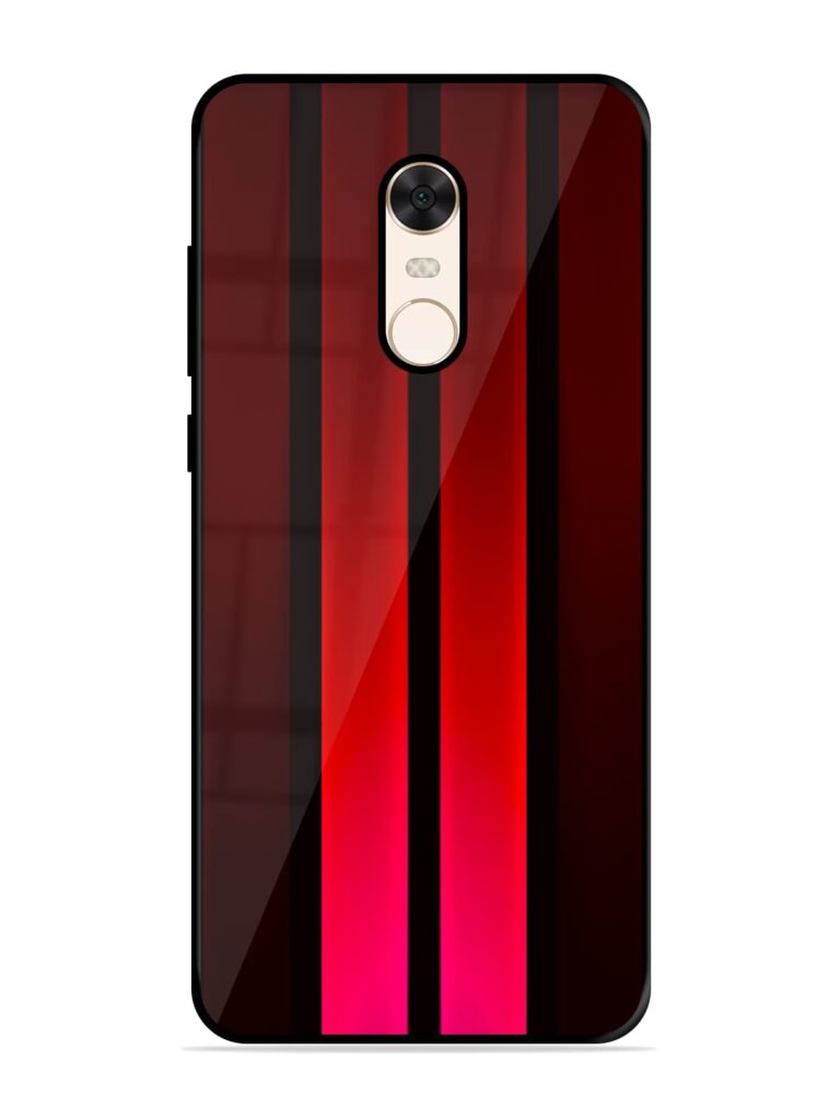 Netlix Ribbons Premium Glass Case for Xiaomi Redmi Note 5 Zapvi