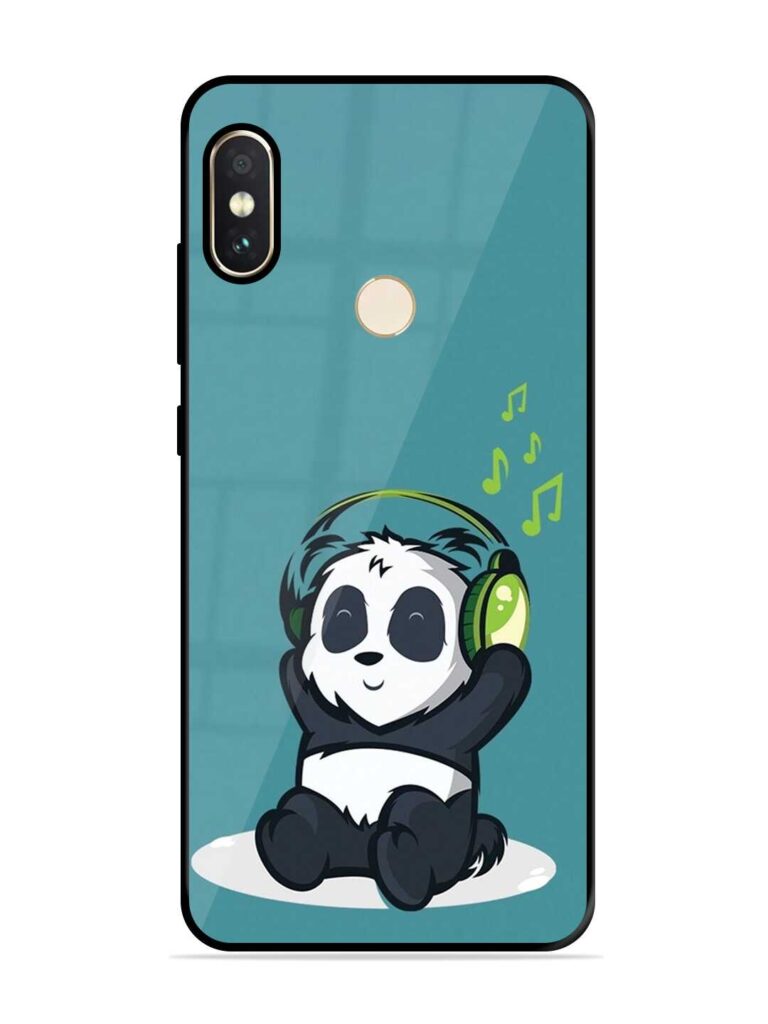 Music Panda Premium Glass Case for Xiaomi Redmi Note 5 Pro Zapvi