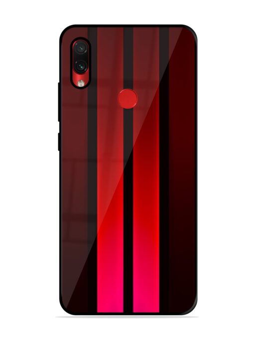 Netlix Ribbons Premium Glass Case for Xiaomi Redmi Note 7 Zapvi
