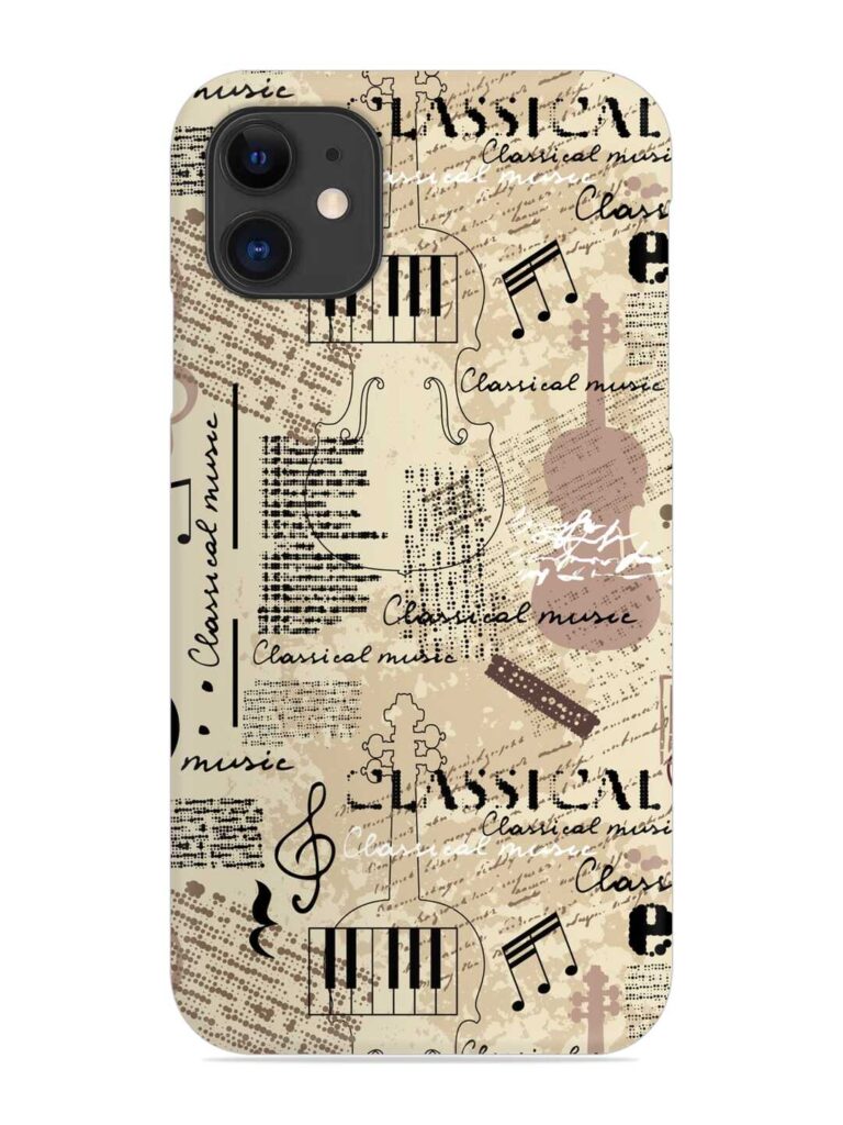 Classical Music Lpattern Snap Case for Apple Iphone 11 Zapvi